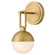 Bowie LED Wall Sconce in Lacquered Brass (13|54560LCB)