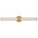 Georgette LED Vanity in Lacquered Brass (13|51313LCB)