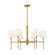 Saunders LED Linear Pendant in Lacquered Brass (13|46955LCB)