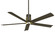 Clean 60''Ceiling Fan in Oil Rubbed Bronze With Toned Brass (15|F684L-ORB/TB)