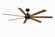 Pendry 72 72'' Ceiling Fan in Black (26|FPD6872BLKW)
