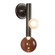 Reese LED Wall Sconce in Urban Bronze/Amber Glass (347|WS32814-UB/AM)