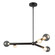 Reese LED Chandelier in Urban Bronze/Smoked Glass (347|CH32841-UB/SM)