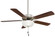 Contractor Ii Uni-Pack 52''Ceiling Fan in Brushed Steel W/ Dark Walnut (15|F448L-BS/DW)