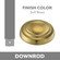 Minka Aire Down Rod in Soft Brass (15|DR572-SBR)
