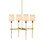 Grigsby Four Light Chandelier in Antique Brass / Bronze (142|9000-1494)