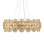 Whirlwind Ten Light Chandelier in Pale Yellow / Brass (142|9000-1462)