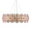 Whirlwind Ten Light Chandelier in Pale Pink / Brass (142|9000-1461)