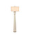 Galuchat One Light Floor Lamp in Ivory Faux Shagreen / Brass (142|8000-0188)