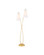 Pas de Deux LED Floor Lamp in Contemporary Gold Leaf (142|8000-0183)