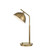 Dossier LED Table Lamp in Polished Antique Brass / White (142|6000-1115)