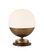 Orbis LED Table Lamp in Textured Antique Brass / Milk / Natural (142|6000-1103)