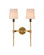 Grigsby Two Light Wall Sconce in Antique Brass / Bronze (142|5000-0320)