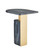 Aldous Accent Table in Black / Gold (142|4000-0279)