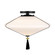 Reeve One Light Flush Mount in Matte Black/Opal Glass (452|SF481015MBOP)