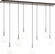 Sorelle Eight Light Linear Chandelier in Aged Iron (454|SCRJLS207AIOEG)