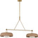 Liora Two Light Linear Chandelier in Estate Brass (454|SCRJLS171EBSTSOEG)