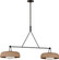 Liora Two Light Linear Chandelier in Aged Iron (454|SCRJLS171AITSOEG)