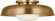 Liora One Light Flush Mount in Estate Brass (454|SCRJFM169EBSOEG)