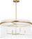 Finley Four Light Chandelier in Satin Brass (454|SCDJCH142SBCAR)