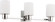 Fairfax Three Light Vanity in Polished Nickel (454|SCCHCVN111PNOEG)