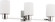 Fairfax Three Light Vanity in Polished Nickel (454|SCCHCVN111PNOEG)