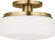 Fairfax One Light Flush Mount in Estate Brass (454|SCCHCFM107EBSOEG)
