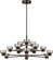 Holsted LED Chandelier in Aged Iron (454|SCCHCCH10127AICPG)