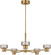 Holsted LED Chandelier in Estate Brass (454|SCCHCCH10027EBSCPG)