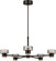 Holsted LED Chandelier in Aged Iron (454|SCCHCCH10027AICPG)