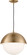 Hyde One Light Pendant in Satin Brass (454|DJP1031SB)