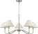 Eldon Five Light Chandelier in Brushed Nickel (454|DJC1205BN)