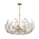 Bridget Six Light Chandelier in Soft Gold (60|BGT-338-SG-CL)