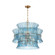 Abigail Eight Light Chandelier in Aged Brass (60|ABI-2005-AG-BL)