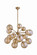 Santee 18 Light Chandelier in Patina Brass (67|F1039-PBR)