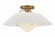 Otto One Light Semi Flush Mount in Patina Brass (67|C8422-PBR)