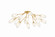 Aldean 18 Light Semi Flush Mount in Vintage Gold Leaf (67|C2140-VGL)