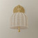 Lonnie One Light Wall Sconce in Vintage Gold Leaf (67|B1611-VGL)
