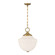 Montrose One Light Pendant in Warm Brass (51|7-6999-1-322)
