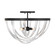 Jennings Four Light Semi-Flush Mount in Matte Black (51|6-1777-4-89)