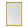 Corvalis LED Mirror in Sand Black and Gold Leaf (51|2-1243-48X32)