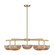 Hubbard LED Chandelier in Noble Brass (51|1-1252-5-127)