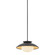 Cadence One Light Pendant in Black (428|H368701S-BK/GL)