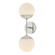 Paige Two Light Wall Sconce in Polished Nickel (428|H193102-PN)