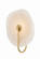 Sariah One Light Wall Sconce in Aged Brass (428|H1167101-AGB)