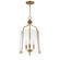 Bellmore Three Light Foyer Pendant in Natural Aged Brass (16|5683CLNAB)