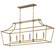 Clifton Six Light Linear Pendant in Natural Aged Brass (16|25317NAB)