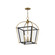 McCadden Three Light Foyer Pendant in Black / Natural Aged Brass (16|22522BKNAB)