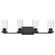 Livingston Four Light Bath Vanity in Black (16|10464CDBK)