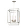 Gridline Four Light Pendant in Satin Nickel (16|10412SN)